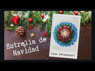 Como hacer una Estrella de Navidad #Facil&rápido #Manualidades #navidad #adornos Atrapando Ideas