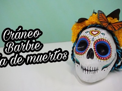 Decora un cráneo inspirado en Barbie día de muertos | #DíaDeMuertos #Manualidades