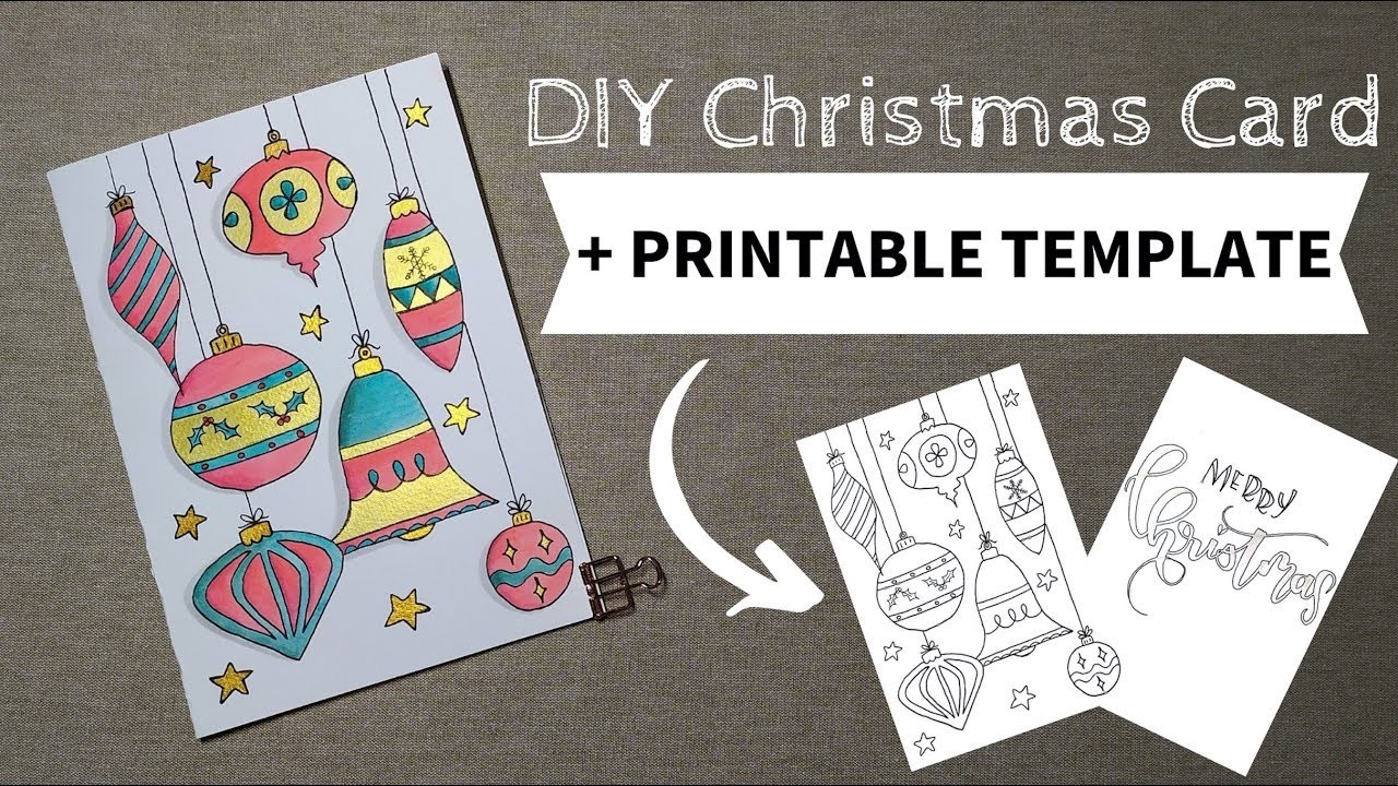 DIY Christmas Card | Printable Christmas Card