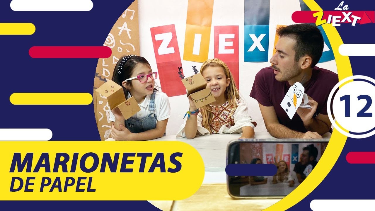 DIY - MARIONETAS de PAPEL de OLAF y  RUDOLPH - MANUALIDADES NAVIDEÑAS