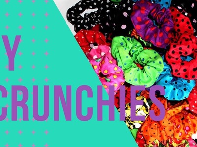 DIY Scruenchies con y sin coser, 3 formas fáciles de hacer liga para el cabello vintage en español