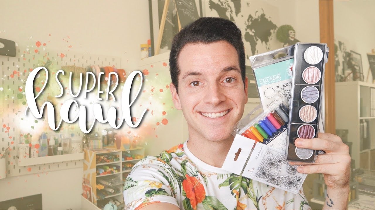 HAUL SCRAPBOOKING | Acuarelas, Tintas Alcohol, Embossing, Lettering, Sellos