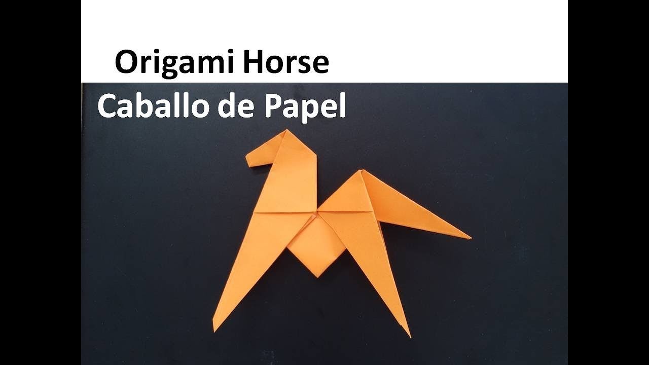 How to Make an Origami Horse ????, DIY Handmade Paper Crafts - Caballo de Papel, Manualidades Animales