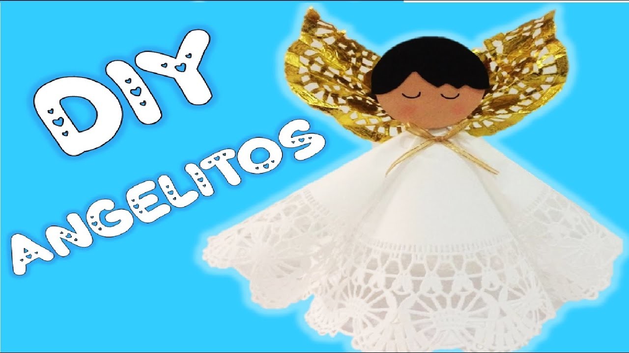 Paper Angel |Como hacer Ángeles de papel | Angeles decorativos