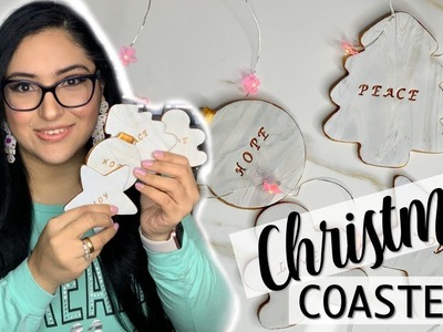 Polymer Clay Christmas Coasters - Porta Vasos Navideños Arcilla Polimerica