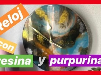 RESIN ART TUTORIAL RESINA EPOXI Como hacer un reloj con resina epoxica