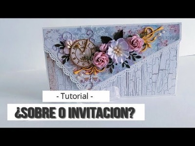 ¿SOBRE O INVITACIÓN? - TUTORIAL (CON SATWA) | LLUNA NOVA SCRAP