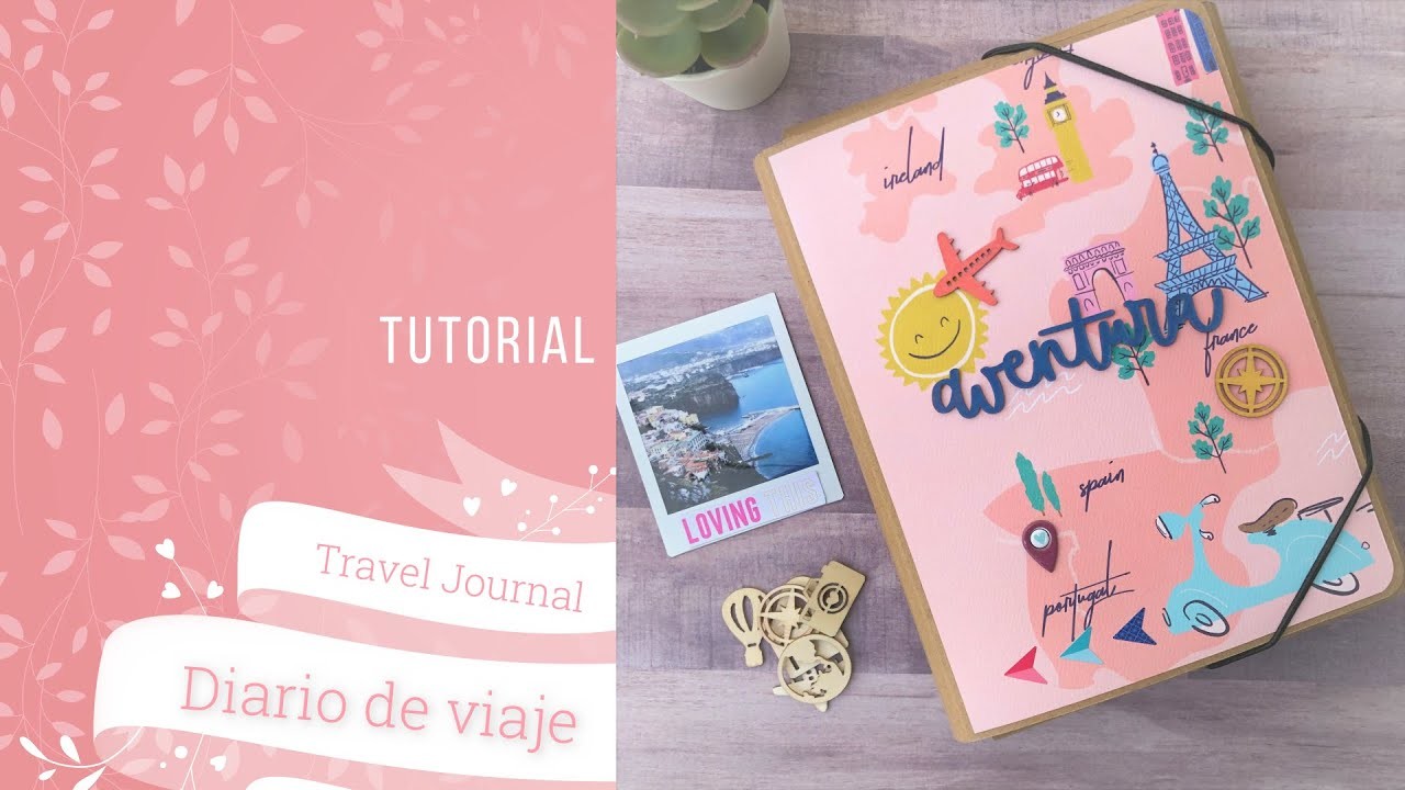 Tutorial scrapbooking: cómo hacer una carpeta desde cero para un diario de viaje o travel journal