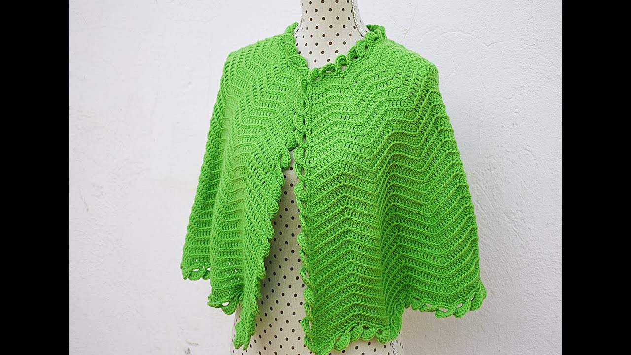 Capa a crochet para mujer Majovel crochet #crochet #ganchillo