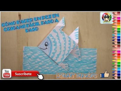 COMO CREAR UN PEZ DE PAPEL EN ORIGAMI MUY FACIL PASO A PASO | HOW TO CREATE FISHER AN ORIGAMI
