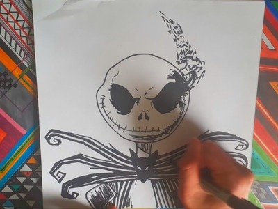 Como Dibujar a Jack Skellington \ How to Draw Jack Skellington \ ESPECIAL HALLOWEEN ????