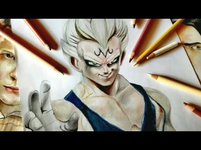 Como dibujar a Majin Vegeta Realista | How to Draw Majin Vegeta Realistic | Dragon Ball z