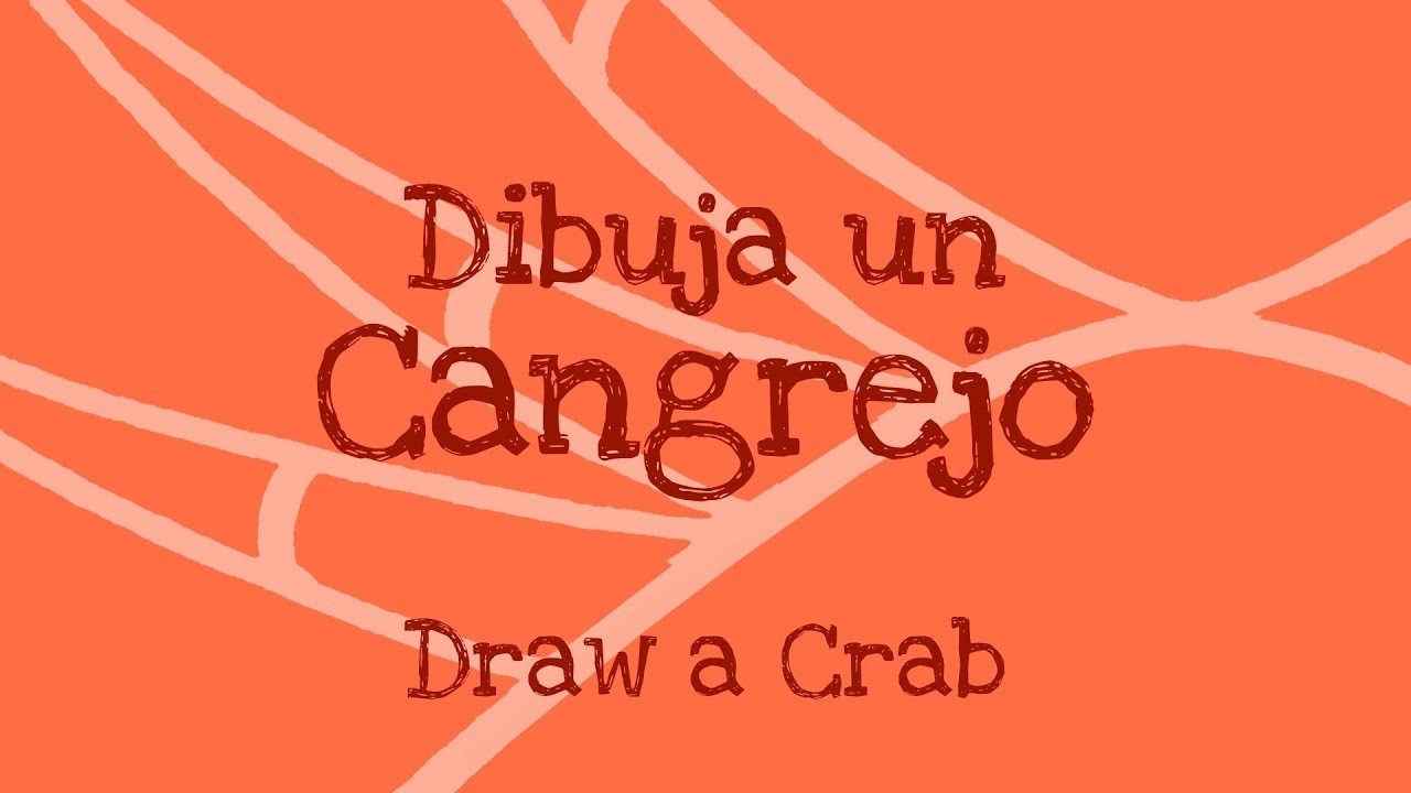 Como dibujar un cangrejo.fácil para niños.paso a paso