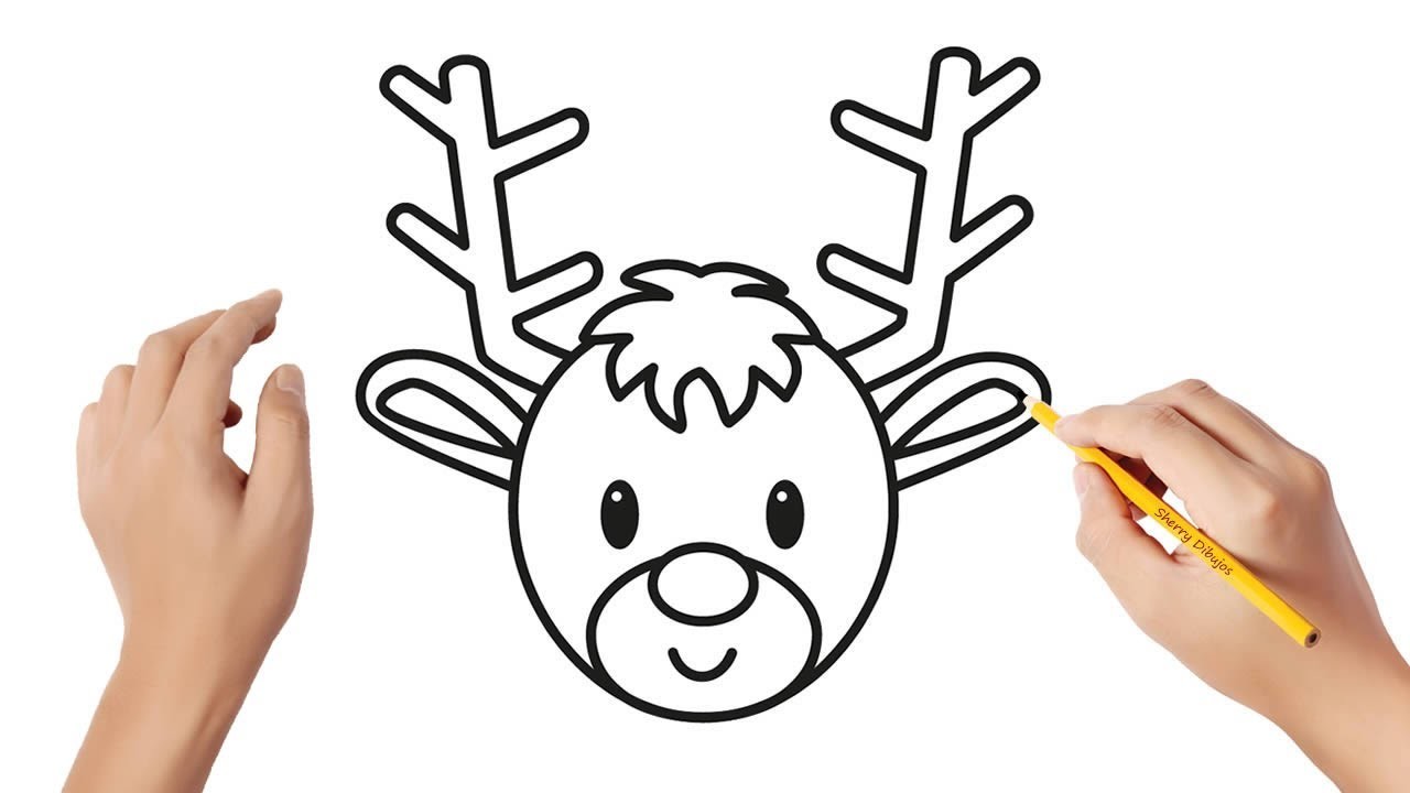 Cómo dibujar un reno | Dibujos sencillos ????
