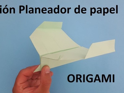 Cómo hacer un avión Planeador de papel - Origami