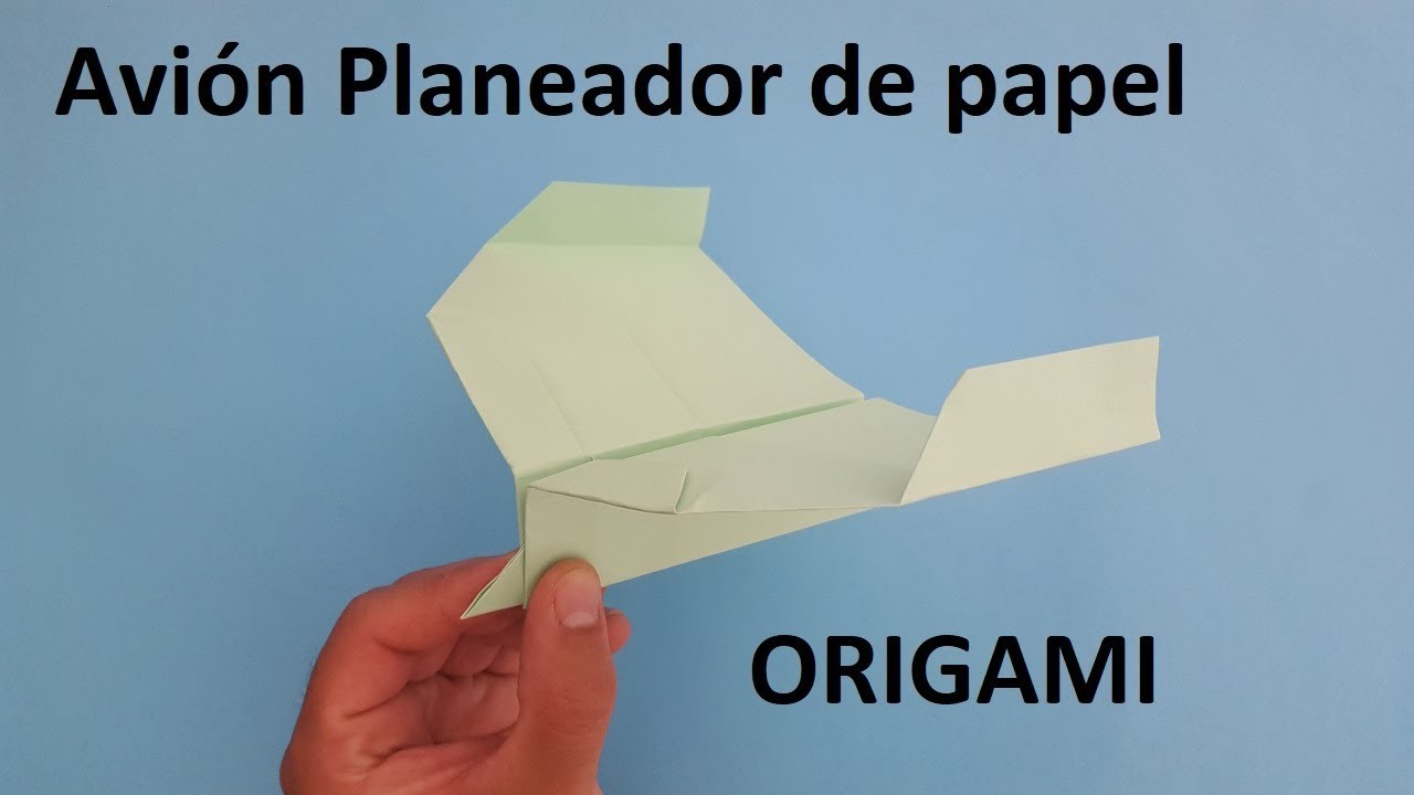 Cómo hacer un avión Planeador de papel - Origami