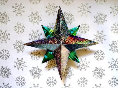 Cómo hacer una estrella 3D - Origami