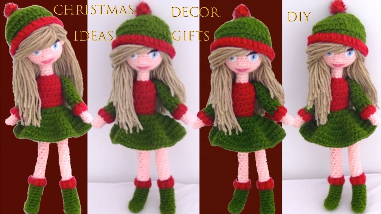 Manualidades Decoraciones Navideñas 2019 Como hacer muñecas de Navidad Christmas Ideas Crafts