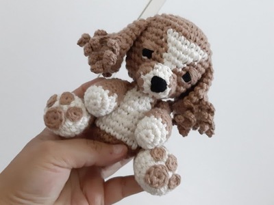 Perrito Cocker Spaniel Amigurumi Crochet - Diseñando Patrón
