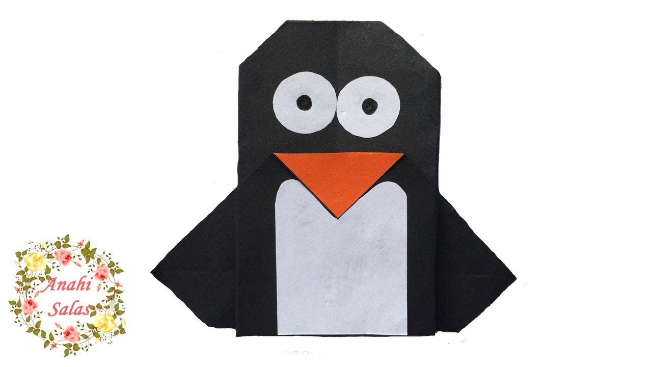 Pingüino | Origami (fácil)