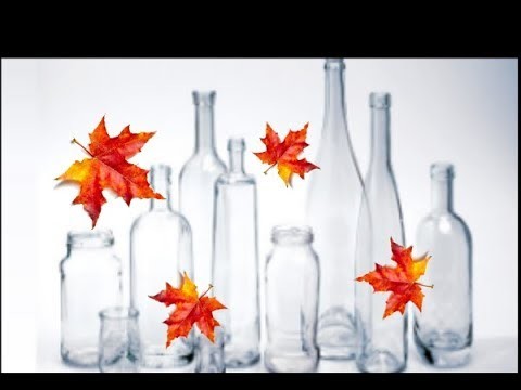 4 Preciosas ideas para decorar de Otoño con frascos y botellas | Los Hobbies de Yola