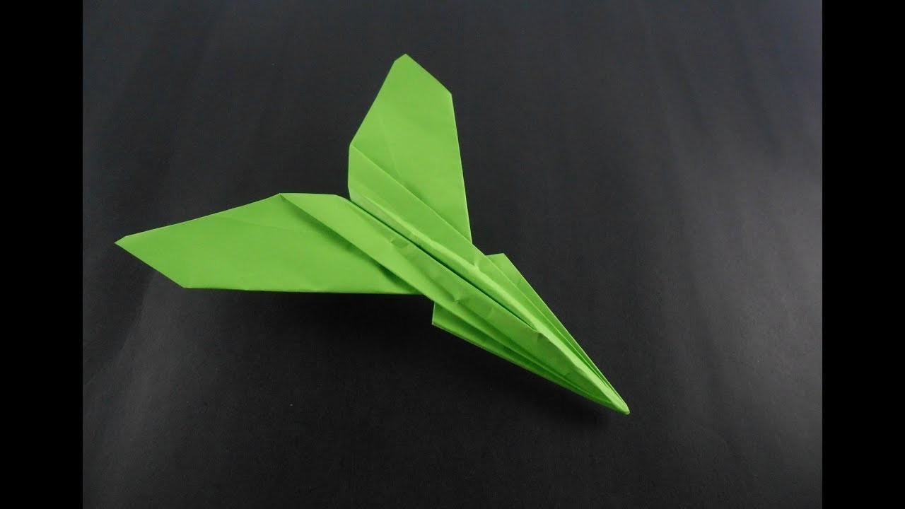 Como Hacer un Avión de Papel que Vuela Mucho Facil - aviones de papel