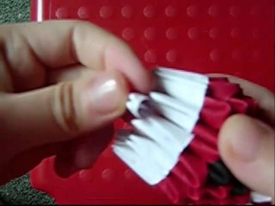 Como hacer un santa claus de papel 3D parte 1