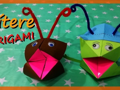 Como hacer un Títere Origami - Comecocos