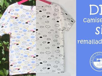 Coser camisetas sin remalladora (incluye patrón)