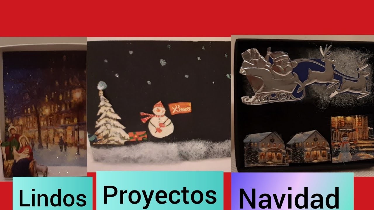 Diy: Christmas projects (targeta, decoracion para tu arbol)