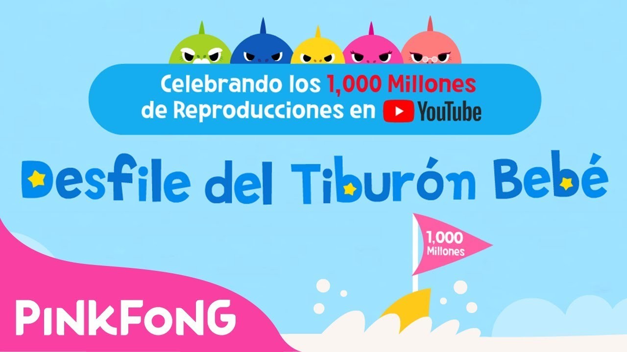 ¡Desfile del Tiburón Bebé | por 1,000 MILLONES de Reproducciones en Youtube! | Pinkfong