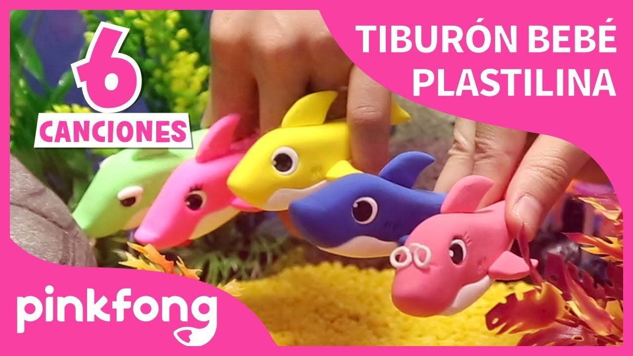 Las Mejores Canciones de Tiburón Bebé Plastilina | +Recopilación | Pinkfong Canciones Infantiles
