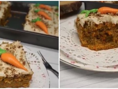 Pastel Zanahoria En Rebanada Economico.Venta