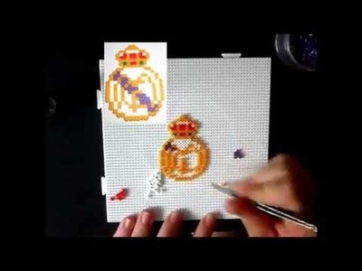 Real Madrid Futbol Club Hama beads mini