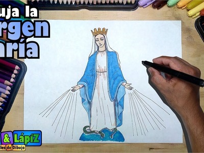 Aprende a dibujar y pintar la Virgen María