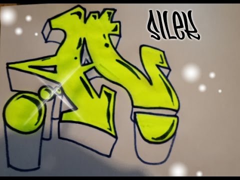 Como hacer letras de graffitis faciles - Letras de graffiti