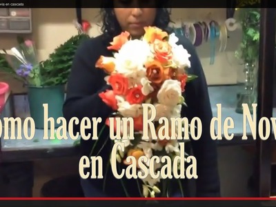 Cómo hacer un ramo de novia en cascada: www.ramosdenovia.mx