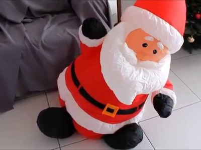 Como inflar un Santa