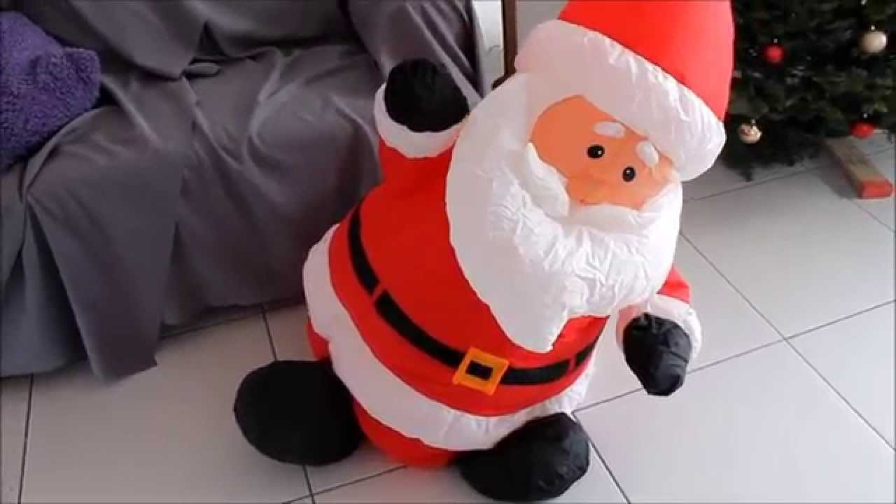 Como inflar un Santa