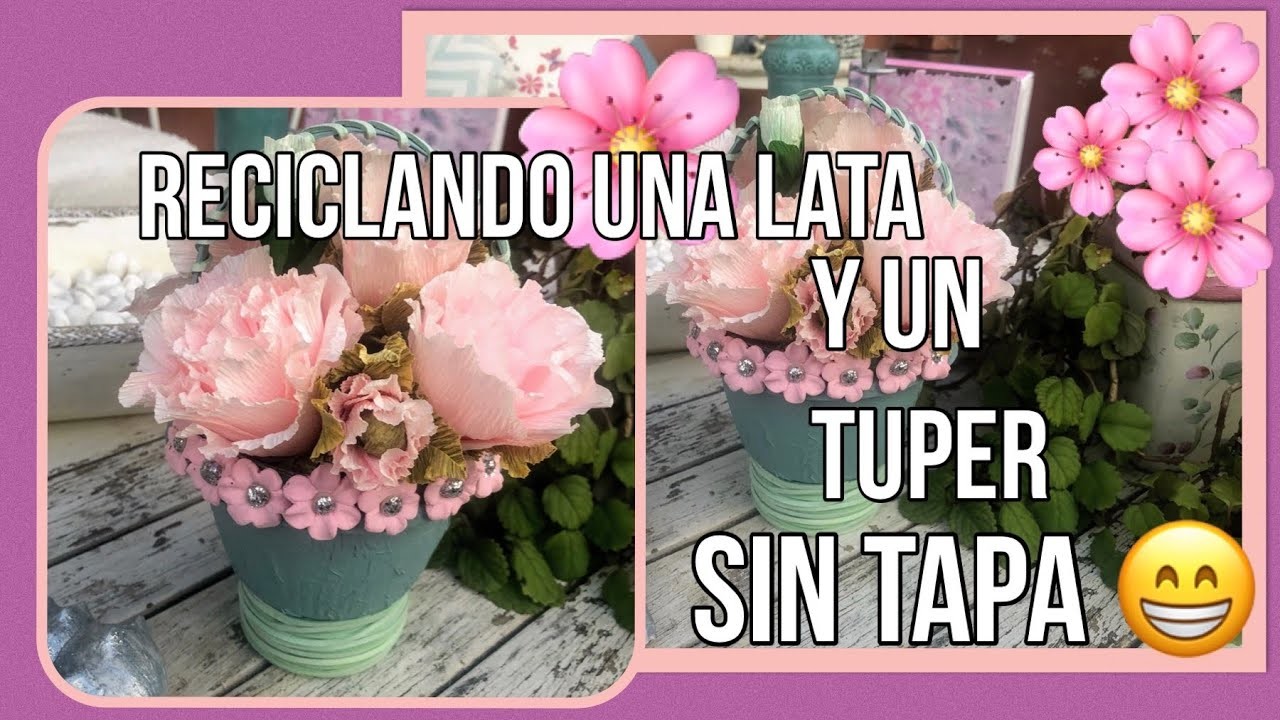 Idea de reciclaje 1 lata de Atún y 1 tuper