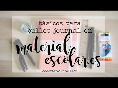 Material Escolar - Bullet Journal