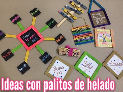 7 ideas increíbles con PALITOS DE HELADO