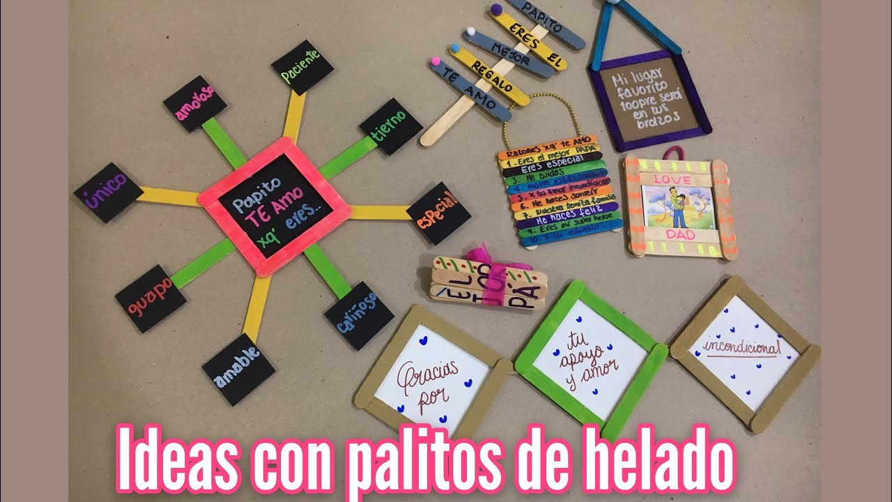 7 ideas increíbles con PALITOS DE HELADO