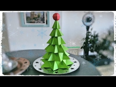 ???? Árbol de Navidad 3D Papercraft. DIY Paper Christmas Tree