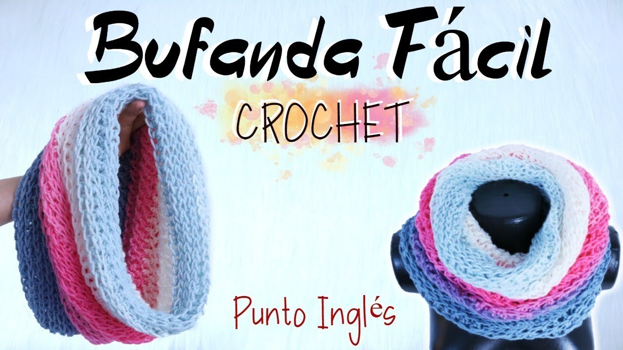 Bufanda a Crochet Fácil y Rápido | Cuello Tejido | 02 HORAS ????