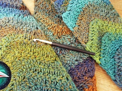 Bufanda para el invierno en espina de pescado | Hermoso tejido en forma de flecha | Fácil