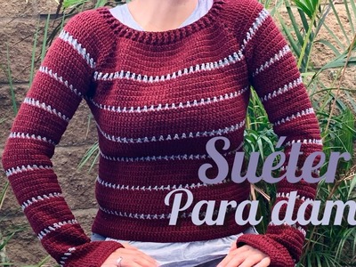 Como tejer un Suéter para Mujer -a crochet- (Suéter Ceresa)