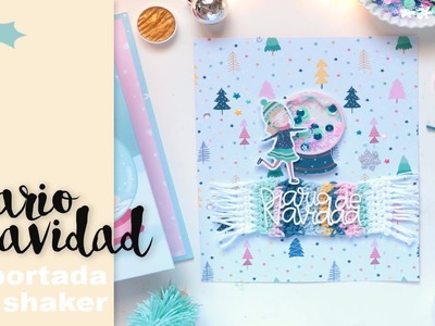 Diario de Navidad: Tutorial Portada shaker con Bufanda de Crochet | NUNUSITE |