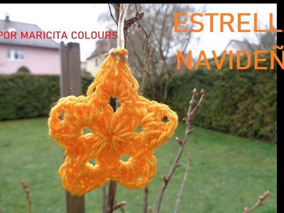 Estrella Navideña a Crochet por Maricita Colours