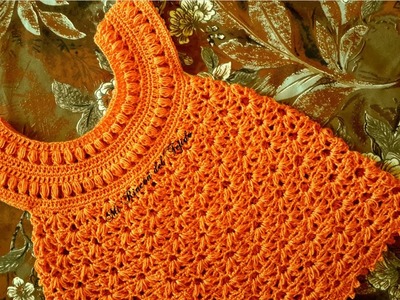 Vestido Bebe Recien Nacida Crochet tutorial paso a paso. Parte 1 de 2. - Crochet New Born Baby Dress